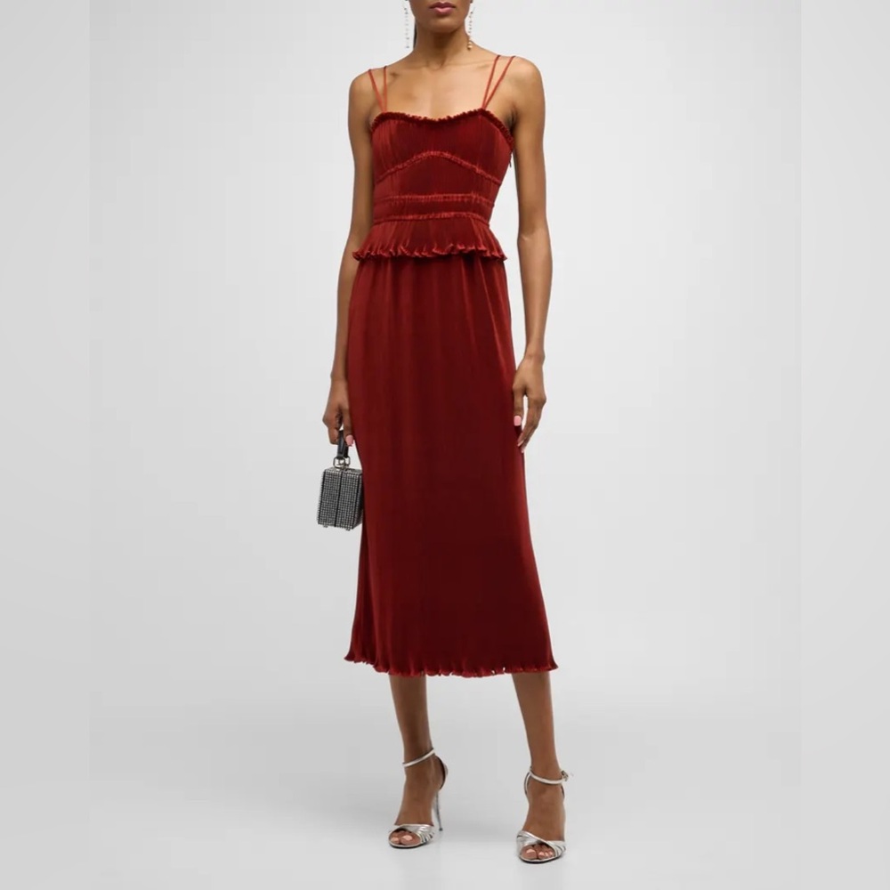 Derek Lam 10 Crosby Brisha Tiered Midi-Dress